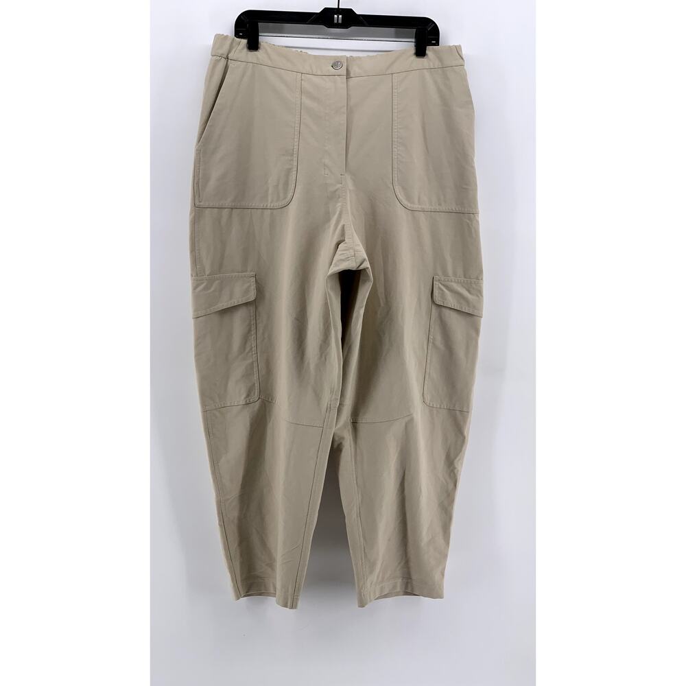 LULULEMON Women's Beige Light Utilitech Cargo High-Rise Pant SZ 33(L)